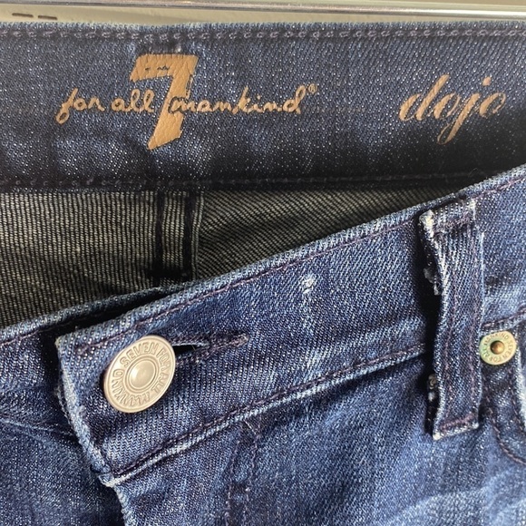 7 For All Mankind Dojo Capri Jeans Size 29 - Picture 3 of 6